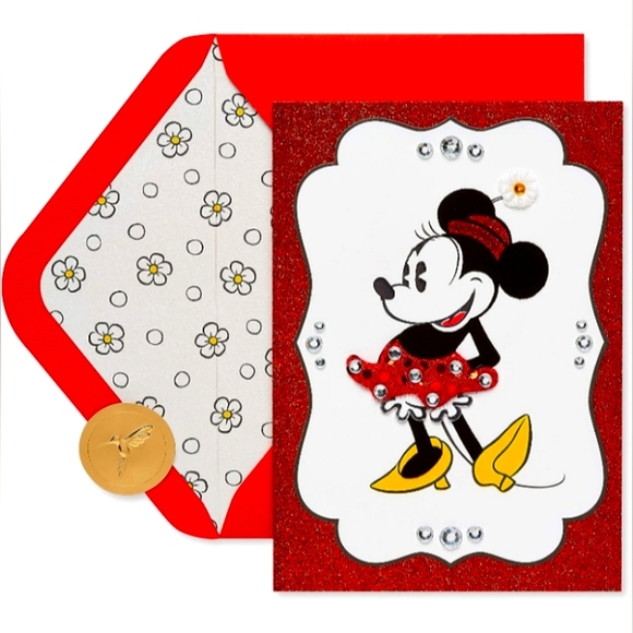 PAPYRUS Minnie Mouse Birthday Card - Picture 1 of 5